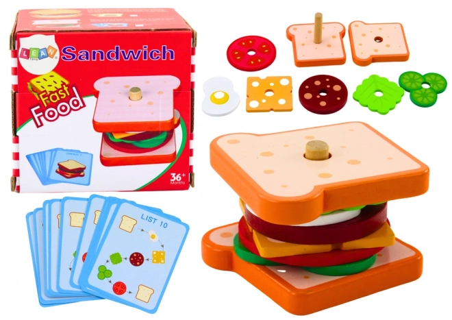 Cartes en Bois pour Sandwichs 8 El cartes de recette 10 pcs