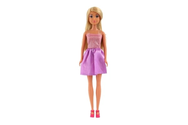 Poupée Anlily en robe scintillante plastique 30cm 4 couleurs dans boîte 8x32x5cm 12 pièces dans boîtier