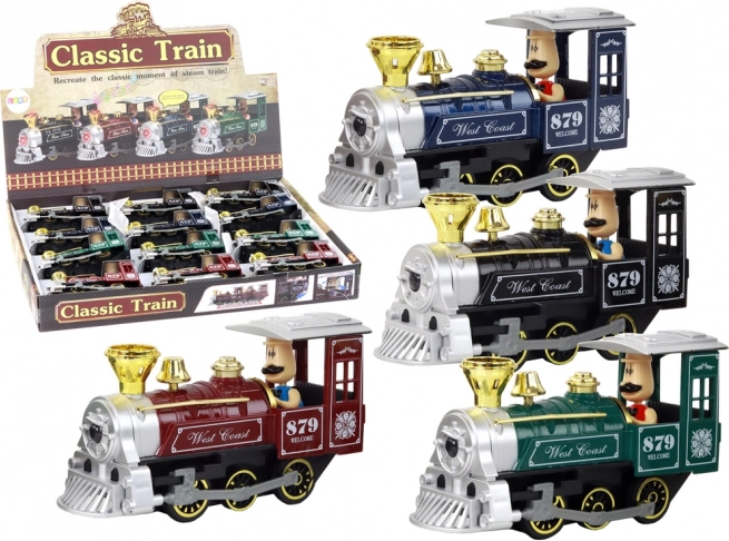 Locomotive avec sons et lumières réalistes