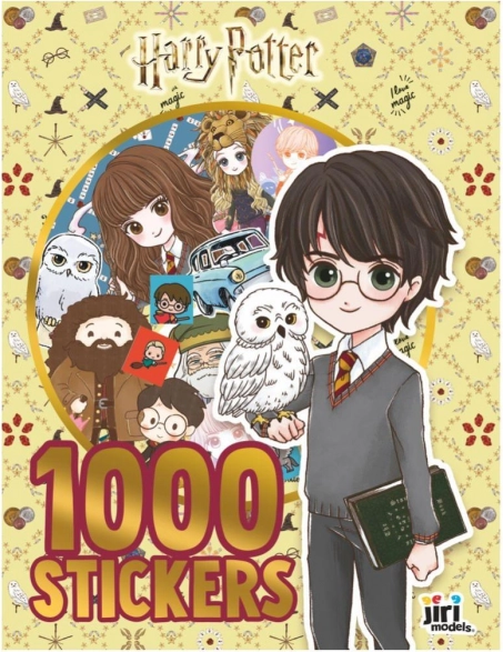 Cahier d'autocollants Harry Potter avec 1000 autocollants