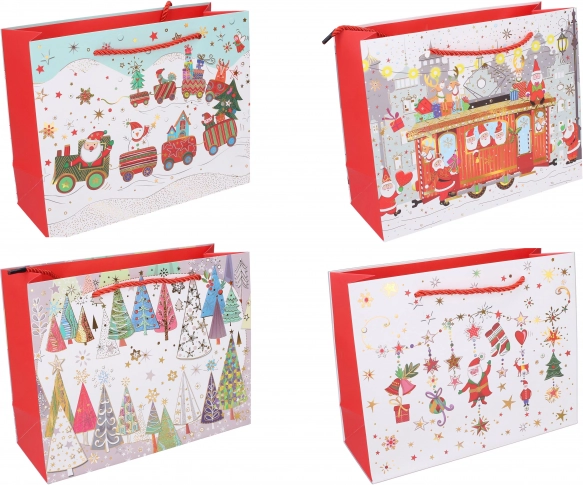 Sac cadeau de Noël XS 15 × 14 × 7 cm