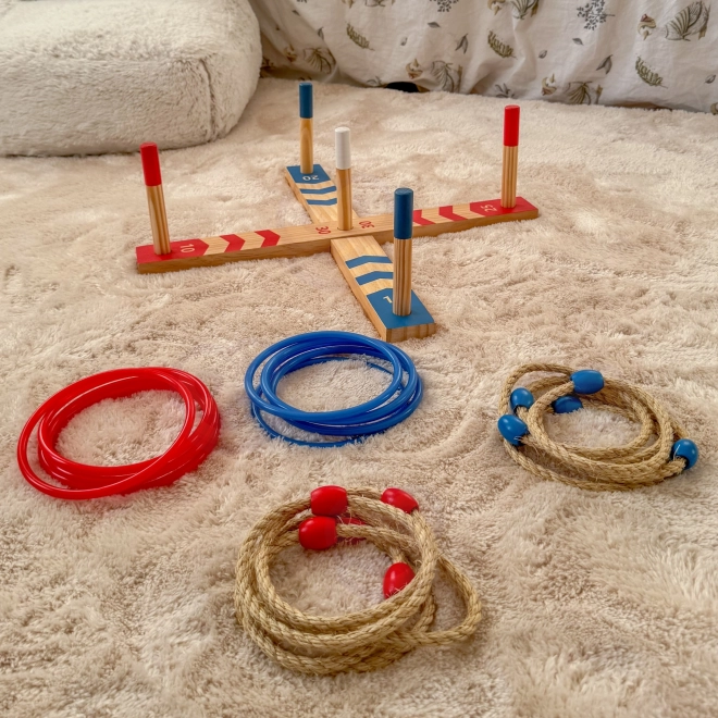 Jeu en bois Ring Cross de Tooky Toy