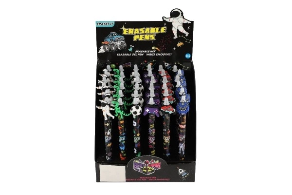 Stylo-gomme Best games 15cm plastique 6 variétés 36pcs en boîte