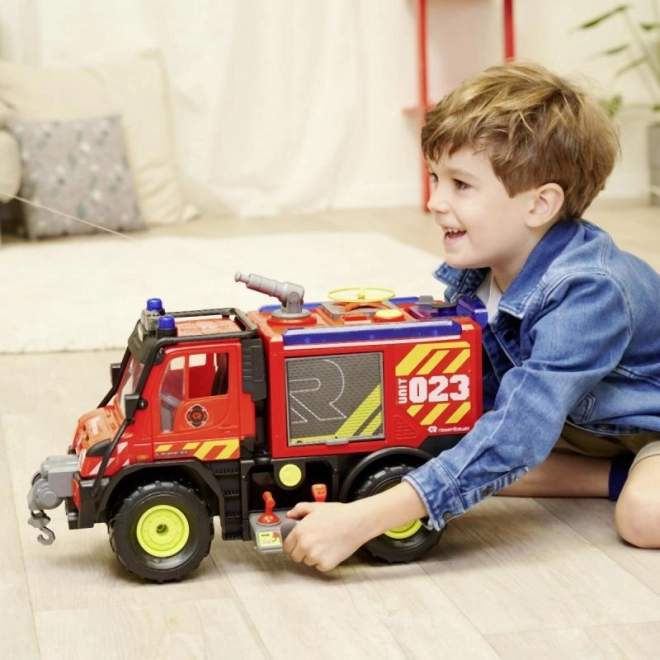 Camion de pompiers Mercedes-Benz Unimog U530 avec effets