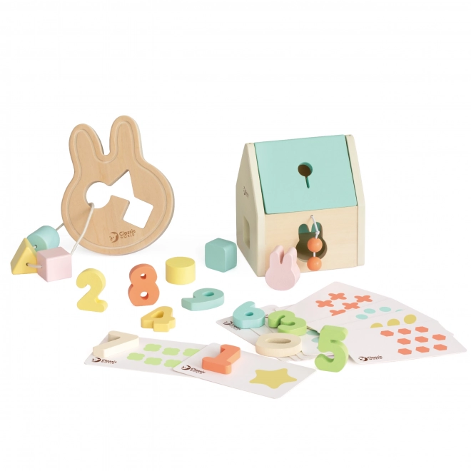 Jeu de construction pastel Classic World pour enfants 12-18 mois