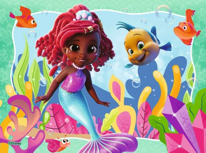 Puzzle 4-en-1 ARIEL de RAVENSBURGER (12–24 pièces)