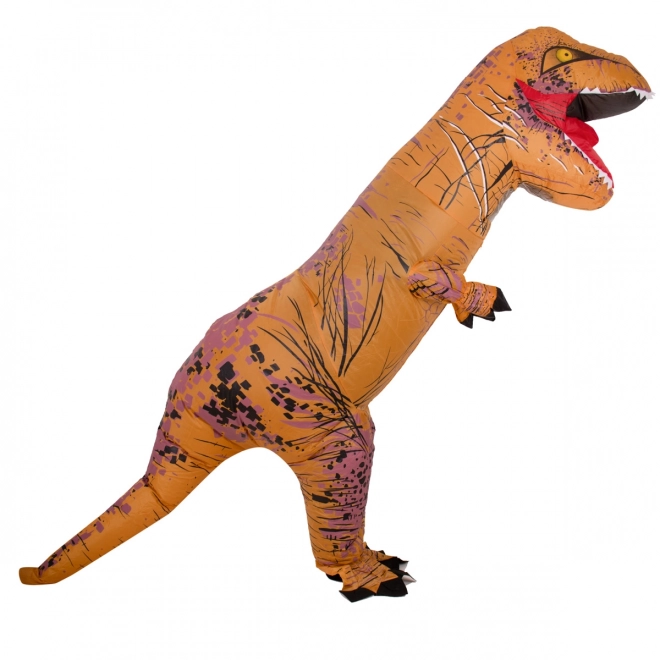 Costume dinosaure gonflable T-REX marron