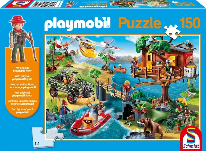 SCHMIDT Puzzle Playmobil Maison dans l’arbre 150 pièces