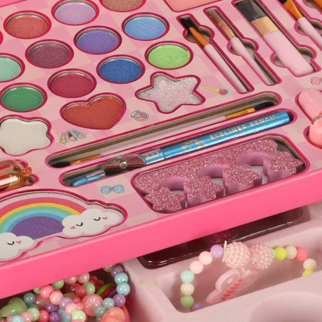 Coffret cosmétique pour enfants avec petite valise et sirène