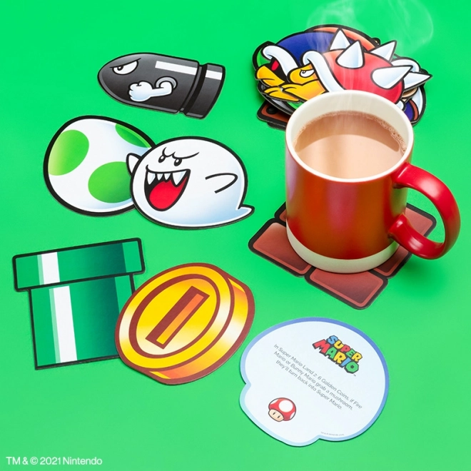 Ensemble de sous-verres Super Mario