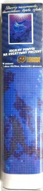 Set de peinture de diamants - dauphin