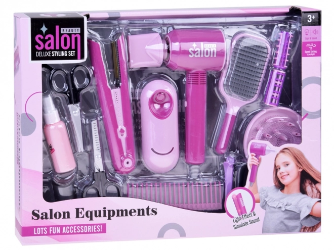 Petite trousse de coiffeuse sèche-cheveux fer à lisser accessoires ZA5215