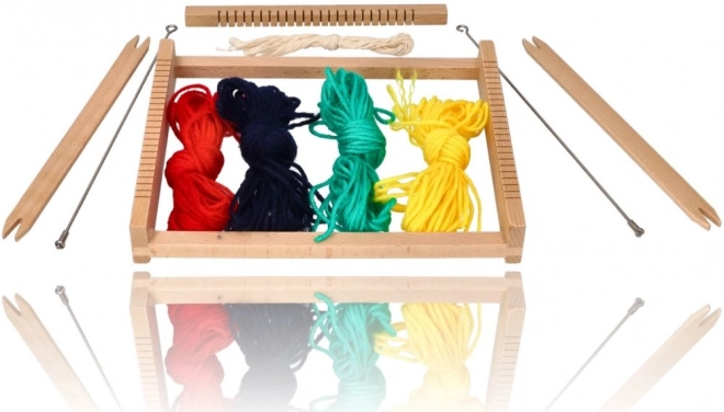 Métier à tisser en bois Goki - petit atelier de tissage