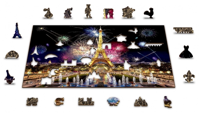 Puzzle en bois Paris Nocturne