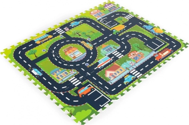 ECOTOYS Puzzle en mousse Ville