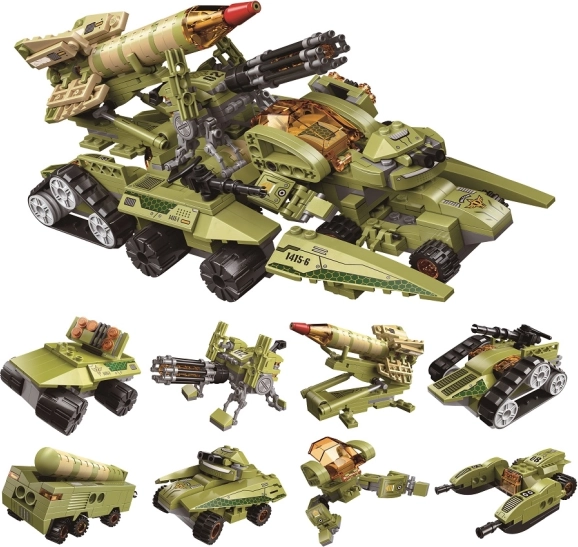 Qman Thunder Expedition véhicule de combat – mini-kit de construction