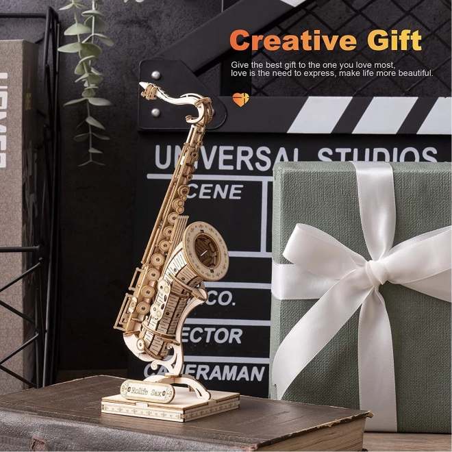 Saxophone - Kit de construction en bois 3D