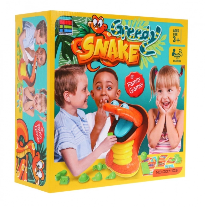 "Serpent affamé" jeu d'arcade pour enfants 3+ Reconnaissance de formes + 10 figurines + 10 cartes + bouche fermante