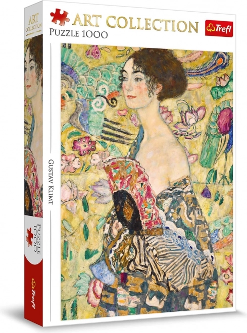 Collection d'Art Puzzle Dame avec Éventail 1000 pièces