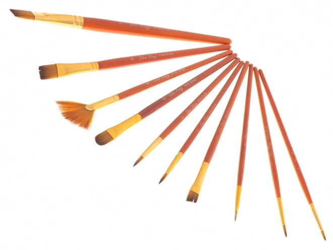 Ensemble de pinceaux scolaires de peinture 10 pcs