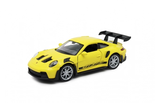 Modèle de voiture Porsche 911 GT3 RS (992) 1:34 vert