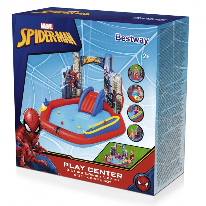Terrain de jeu aquatique gonflable Spider-Man