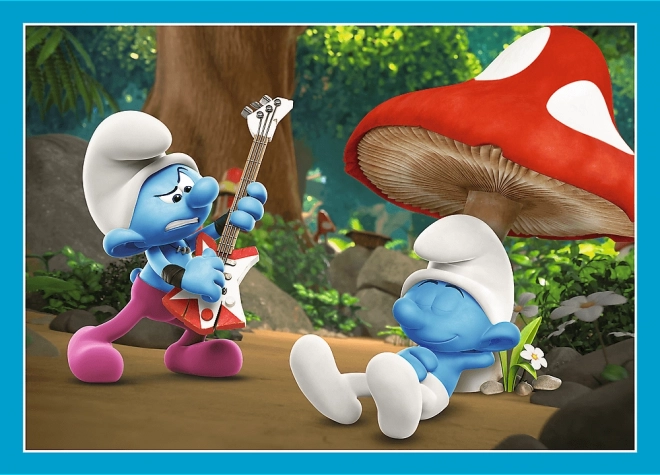 TREFL puzzle Village des Schtroumpfs 4 en 1