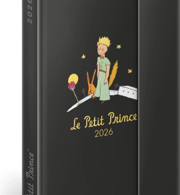 Agenda hebdomadaire magnétique Le Petit Prince 2026, 11 x 16 cm