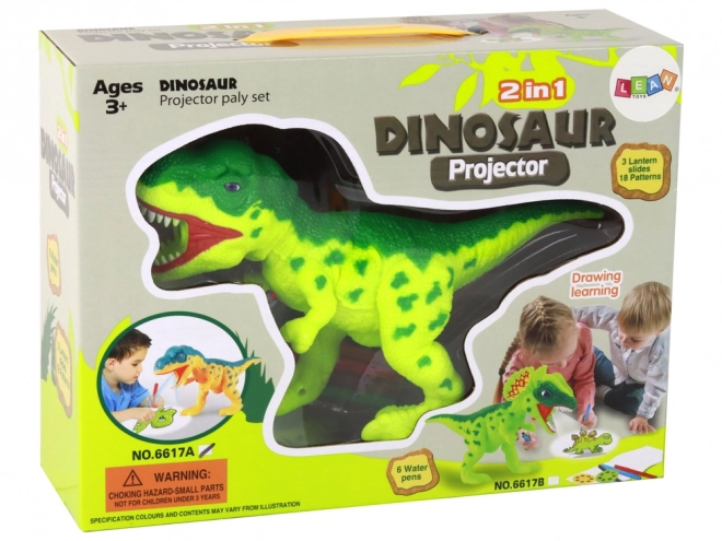 Projecteur Dinosaure avec Stylos de Dessin