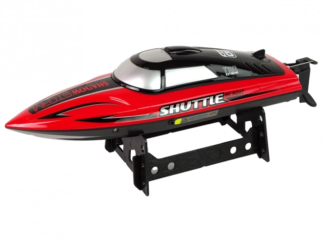 Bateau à Moteur R/C 2.4G Rouge 20-25 km/h