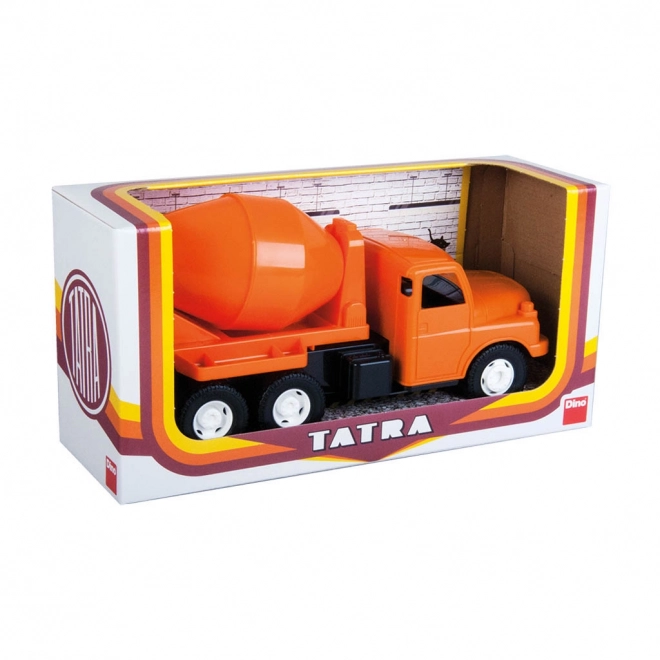 Auto Tatra 148 - bétonnière orange