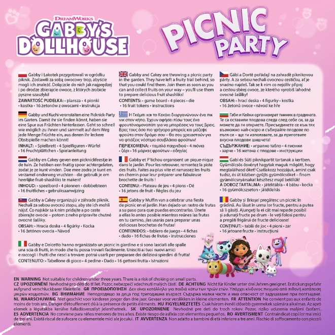 TREFL Jeu de Gabi : La maison magique : Picnic Party