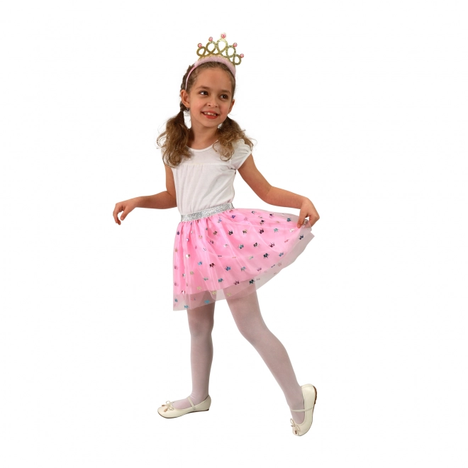 Costume enfant tutu jupe princesse avec diadème