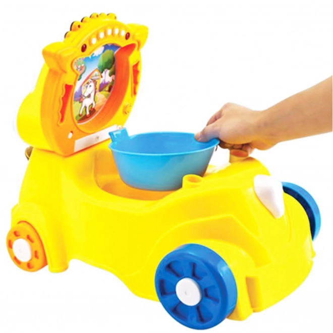 Trois-en-un Marchette, Trotteur, Pot Osík pour enfants