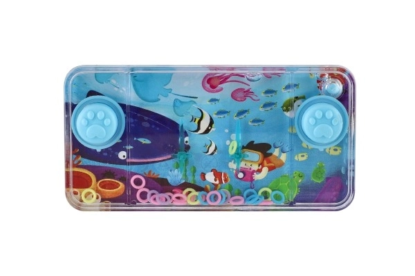 Jeu d'eau casse-tête 11x6cm en plastique monde marin 4 types 24 pièces dans une boîte