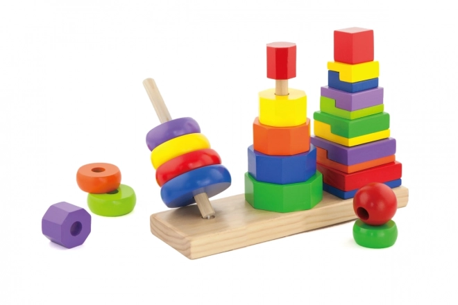 Puzzle en bois pyramide
