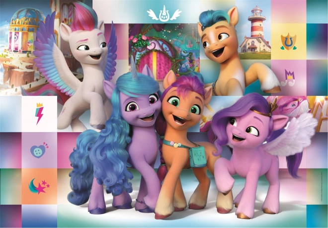 Puzzle Clementoni My Little Pony : Joyeuse équipe MAXI 104 pièces