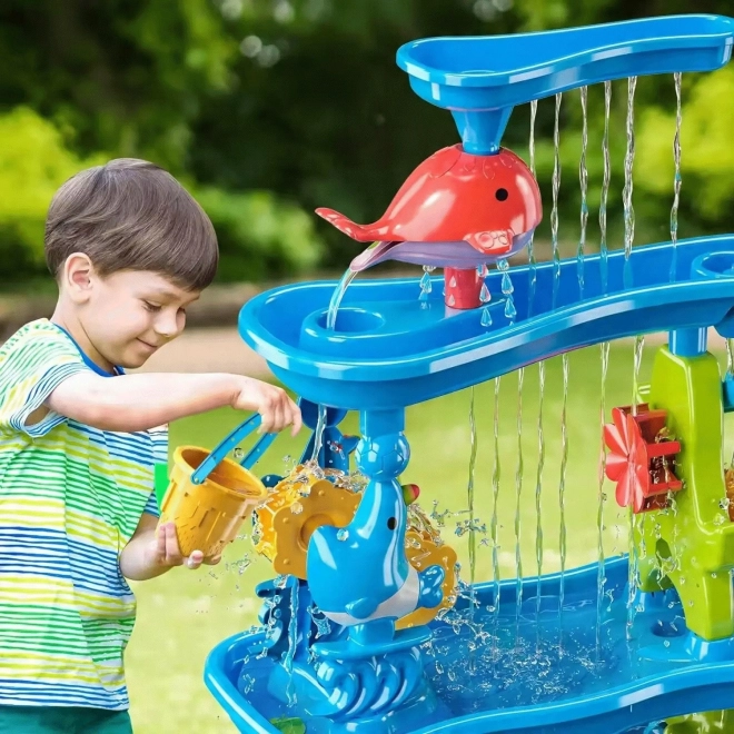 Aire de jeu interactive aquatique et sablonneuse Woopie