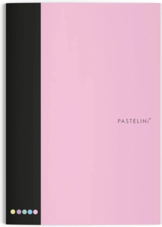 Cahier lign57 A4 Pastelini rose