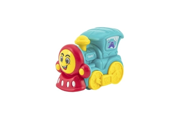 Train/jouet en plastique 8cm pour les plus petits à friction 3 couleurs