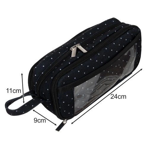 Trousse triple - noir Maaleo 24511