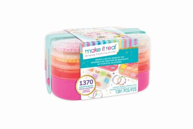 Make It Real kit de perles pour la fabrication de bracelets