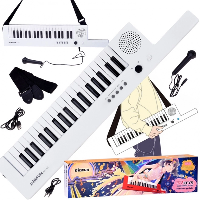 Clavier électronique avec poignée jouet musical 37 touches IN0172