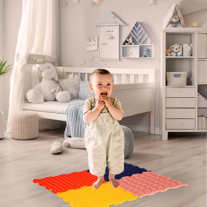 Tapis puzzle sensoriel orthopédique pour massage des pieds