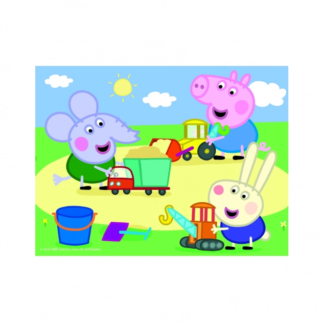PEPPA PIG 12 Cube en bois sous licence