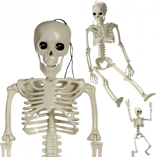 squelette en plastique suspendu 40 cm – décoration d’Halloween