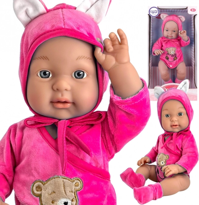 Poupée bébé avec tenue Ourson WOOPIE