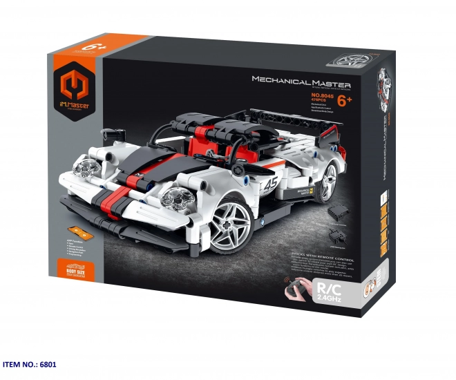 IM.Master Kit de construction voiture de course RC télécommande/application 25,5x13,6x6,6 cm