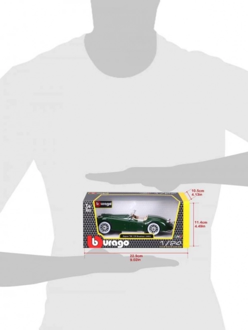 Bburago 1:24 Jaguar XK 120 Roadster (1951) vert 18-22018