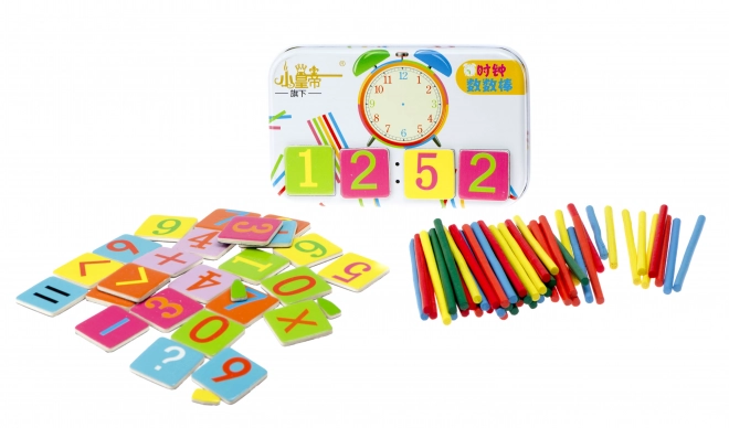 Ensemble Montessori pour l'apprentissage de l'heure